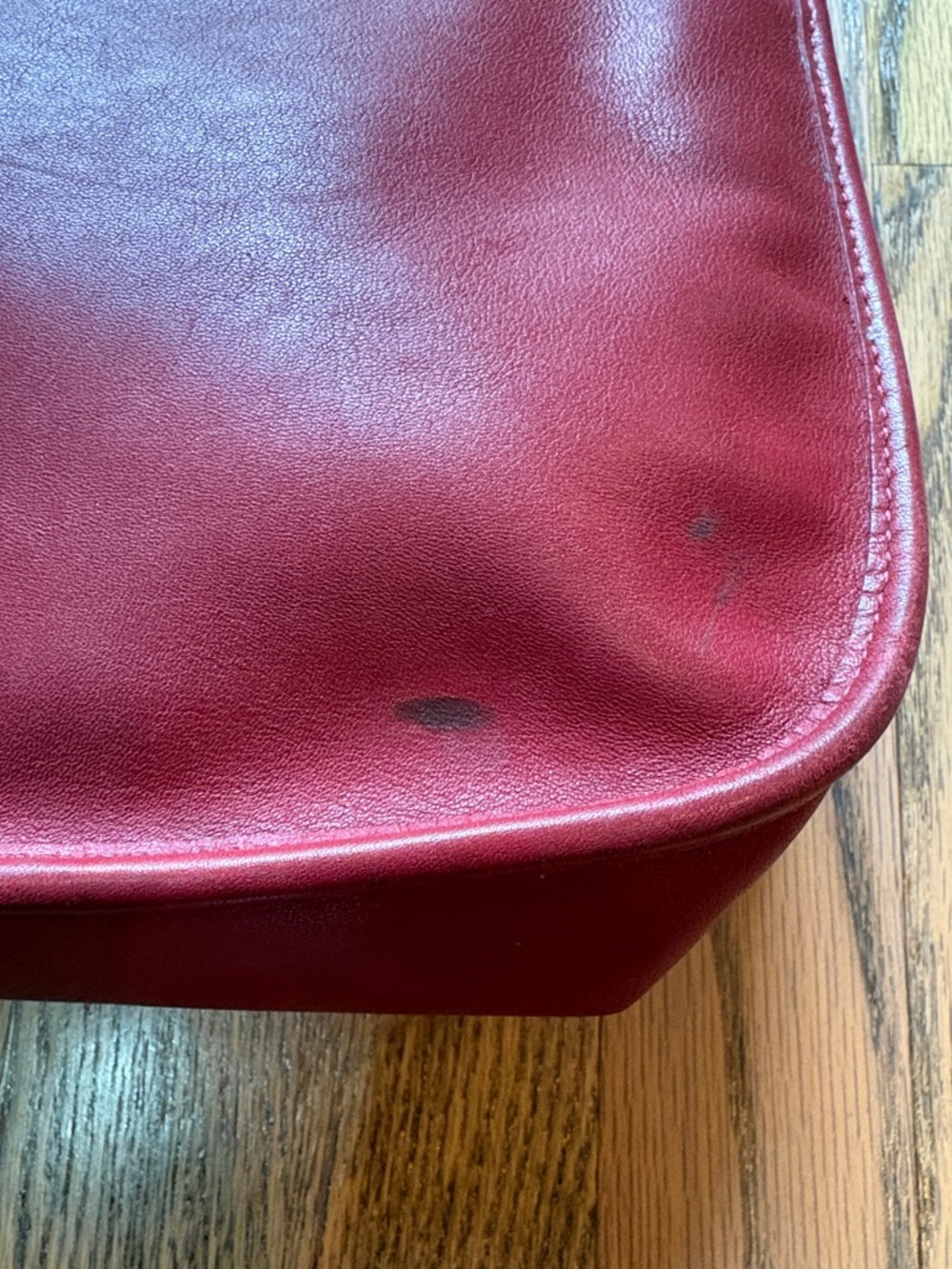 Coach Legacy Crescent bag model 9718 deep red vintage - Picture 10 of 16